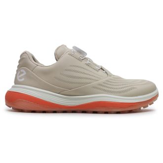 Ecco Ecco Golf LT1 132763 Leather Womens Comfort Trainers - Limestone - Size:UK 5-5.5