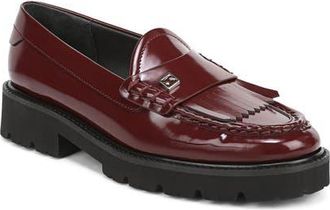 Franco Sarto Simone Kiltie Loafer in Wine at Nordstrom, Size 7.5