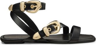 Stuart Weitzman Maven Sandal - Dames - Sandalen - Zwart - 36 EU - Schoenen