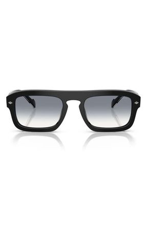 Vogue Eyewear 53mm Gradient Square Sunglasses in Black at Nordstrom
