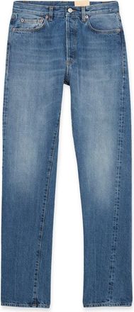 Fortela 911 Superjohn Japanese Selvedge 5-Pocket High-Waist Denim Pants in Light Stone Wash at Nordstrom, Size 33