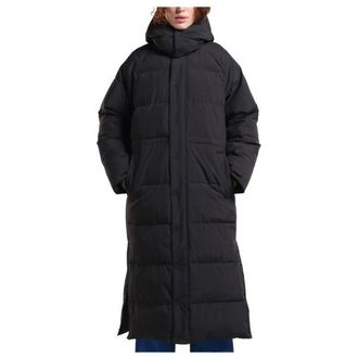 Dedicated Long Puffer Jacket Karmas Mantel f&uuml;r Damen | schwarz