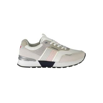 Carrera White Polyester Mens Sneaker