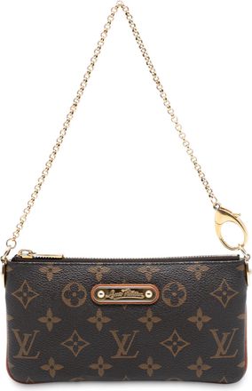 Louis Vuitton Pre-owned Womens Monogram Pochette Milla Mm - Dark Brown Textile - One Size