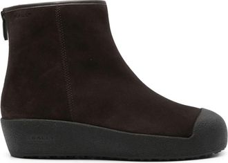 Bally Guard III ankles boots - men - Lamb Fur/Lamb Skin/Rubber - 44 - Brown