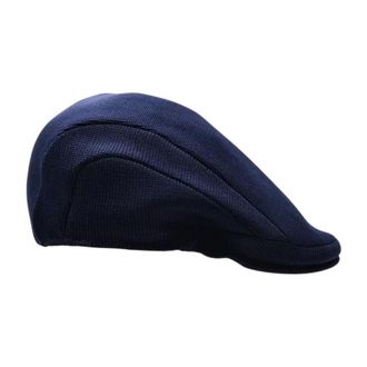 Kangol Navy Blauwe Polyester Pet Moderne Stijl - Dames - Hoeden - Blauw - L - Polyester - Accessoires