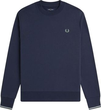 Fred Perry Hombre, Sudaderas, Azul, Talla: S