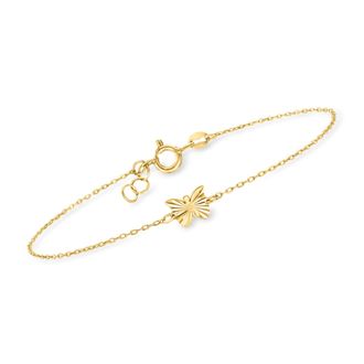 Canaria Canaria Italian 10kt Yellow Gold Butterfly Bracelet