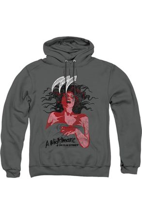 Gildan Nightmare On Elm Street Illustrated European Poster Adult Pull Over Hoodie / Hooded Sweatshirt
