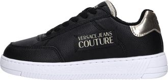 Versace Jeans Couture Meyssa Sneakers - Dames - Sneakers - Zwart - 41 EU - Leer - Schoenen