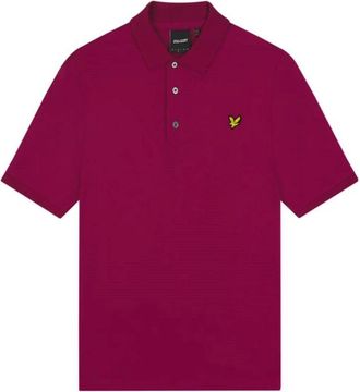 Lyle & Scott Polo Shirt - Heren - Polos - Rood - S - Katoen - Tops