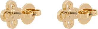 Tory Burch Womens Earrings Forget Me Not Clover Metallic Metal