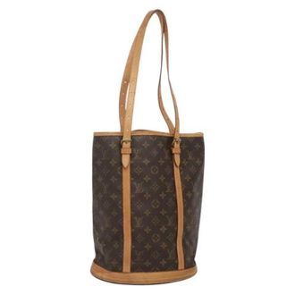 Louis Vuitton Tweedehands Canvas Louis Vuitton tassen - Dames - Pre-owned - Bruin - Maat: ONE Size Leer