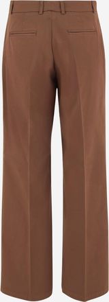Ql2 Quelledue Womens Stretch Cotton Pants Brown Trousers