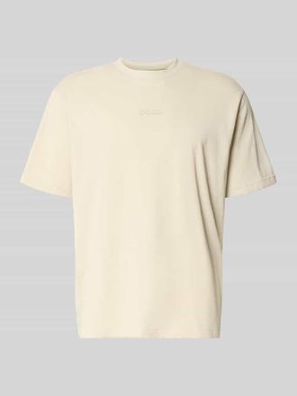 HUGO BOSS Relaxed Fit T-Shirt aus reiner Baumwolle Modell TEE 10 in Sand, Gr&ouml;&szlig;e XXXL