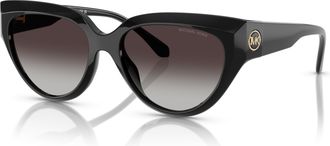 Michael Kors Boca Raton Grey Gradient Cat Eye Ladies Sunglasses MK2241U 30058G 55