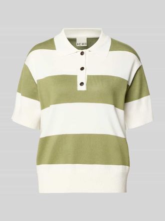 Ichi Regular Fit Poloshirt aus Viskose-Mix Modell LULS in Schilf, Gr&ouml;&szlig;e XXL