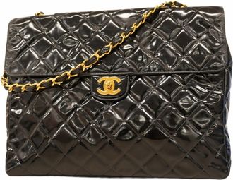 Chanel Patent Leather Shoulder Bag (Pre-Owned)