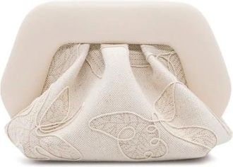 Themoir&egrave; Clutches, female, Beige, Size: ONE SIZE Bios Small Ricamo