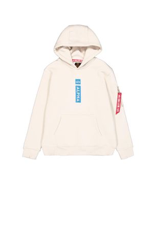 Alpha Industries Alpha Industries Mens Puff Print Hoodie - White - Size Large