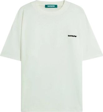 Barrow Iconic Jersey T-Shirt - Heren - T-shirts - Beige - M - Katoen - Tops