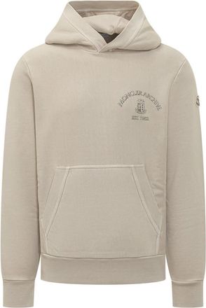 Moncler Brown Logo Hood Sweatshirt