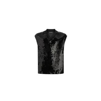 Dolce & Gabbana Hombre, Camisetas, Negro, Talla: L