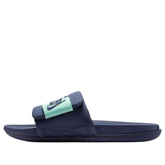 Nike Off-Court Adjust Slides Midnight Navy Mint Foam DQ9624-401