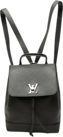 Louis Vuitton Pre-owned Lockme Backpack - Dames - Vintage Rugzakken - Zwart - ONE Size - Leer - Vintage