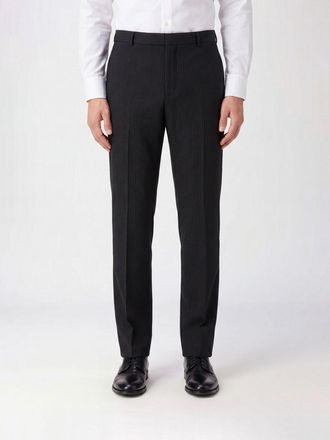 Saint Laurent Pantaloni sartoriali in lana con motivo gessato