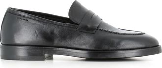Alexander Hotto Loafer - Heren - Loafers - Zwart - 41 1/2 EU - Leer - Schoenen