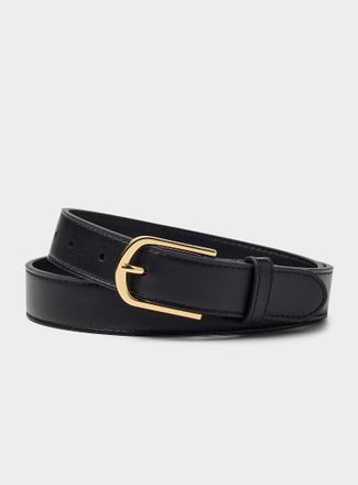 Lauren Ralph Lauren Womens Thin smooth leather belt