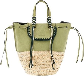 Cuba Lab Raffia Tote Bag - Dames - Shoppers - Veelkleurig - ONE Size - Leer - Tassen