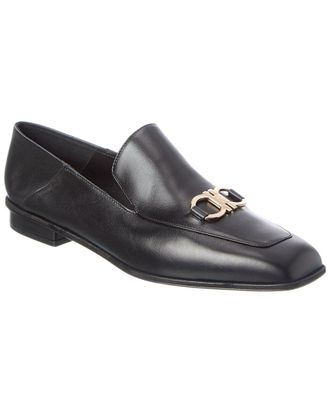 Ferragamo Logo Leather Loafer