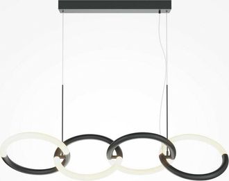 Maytoni Node Modern 4 Light Bar Pendant Ceiling Light Black Integrated led 3000K - Maytoni