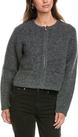 Frame Denim Frame Denim The Lofty Crochet Wool & Alpaca-Blend Cardigan