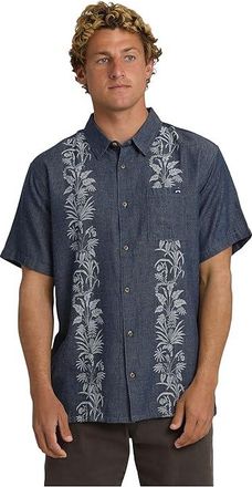 Billabong Cordoba Short Sleeve Mens T Shirt Navy : 2XL, Linen/Lyocell