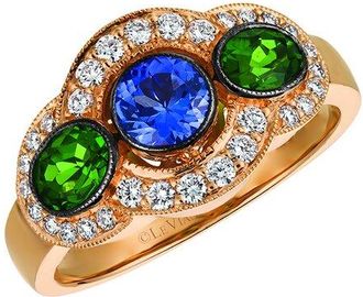 Le Vian 14K Rose Gold 1.25 Ct. Tw. Diamond & Tanzanite Ring