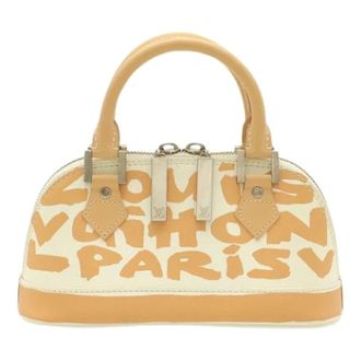 Louis Vuitton Pre-owned Canvas Mini Bag - Dames - Pre-owned - Beige - Maat: ONE Size