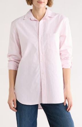 Frank & Eileen Relaxed Fit Cotton Button-Up Shirt in Light Pink at Nordstrom Rack, Size Xx-Small