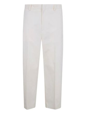 Jil Sander cotton trousers - Neutrals