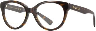Gucci Ladies Black Cat Eye Eyeglass Frames GG1590O 005