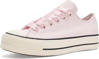Converse Chuck Taylor All Star Lift Platform Peached Canvas Low Top Womens Shoes Decade Pink/Egret/Black : 10.5 B - Medium