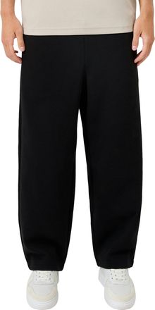 QS by s.Oliver Jogginghose QS, Herren, Gr. XXL, N-Gr, schwarz, Sweatware, Obermaterial: 67% Polyester, 33% Baumwolle, unifarben, normal lang, Hosen Jogginghose, mit 