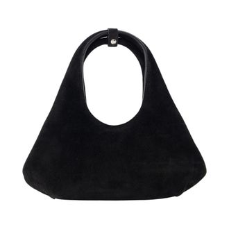 Coperni Folded Mini Tas - Dames - Tassen - Zwart - Maat: ONE Size Zijde