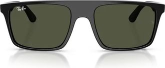 Ray-Ban Green Square Unisex Sunglasses RB2222F 901/31 57