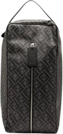 Fendi Pre-owned Weekend Bags, female, Gray, Size: ONE SIZE Pre-owned Weekend Bag