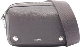 Loewe Borsa a tracolla vintage in pelle Pre-owned - - Pre-owned - Donna - Grigio - ONE SIZE