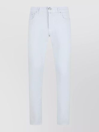 Jacob Cohen straight leg trousers belt loops five pockets