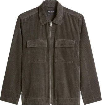 Marc O'Polo Sovracamicia Tessuta - - Jackets - Uomo - Verde - S